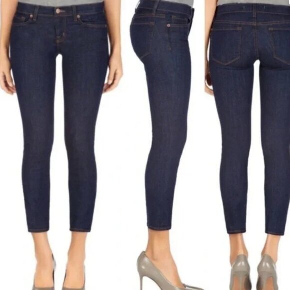 J Brand Indigo Capri Starless Jeans Size 32/14 #1600 - Picture 1 of 13